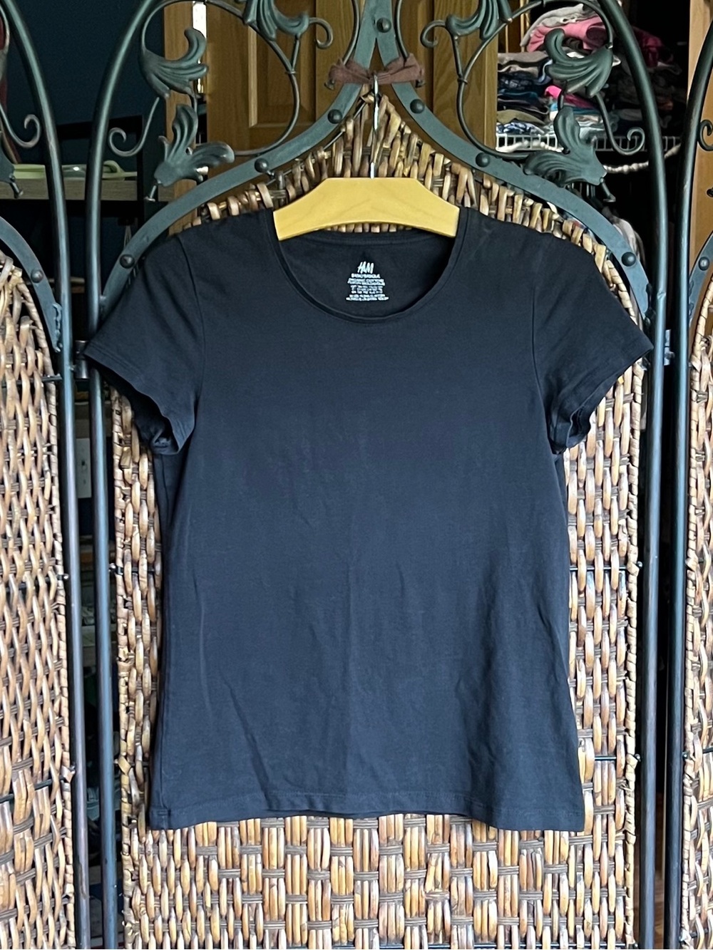 10-12Y Organic Cotton H&M Black Tee